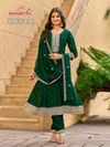 Sheetal By Aanchi Vichitra Silk Embroidery Anarkali Kurtis Set
